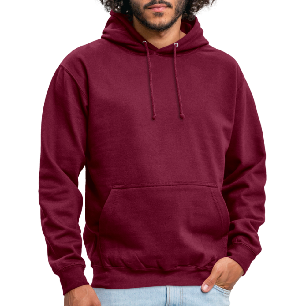 Felpa con cappuccio unisex | AWDis - rosso bordeaux