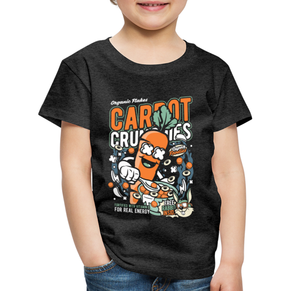 Maglietta Premium per bambini | Spreadshirt | Carrot Crunchies - antracite