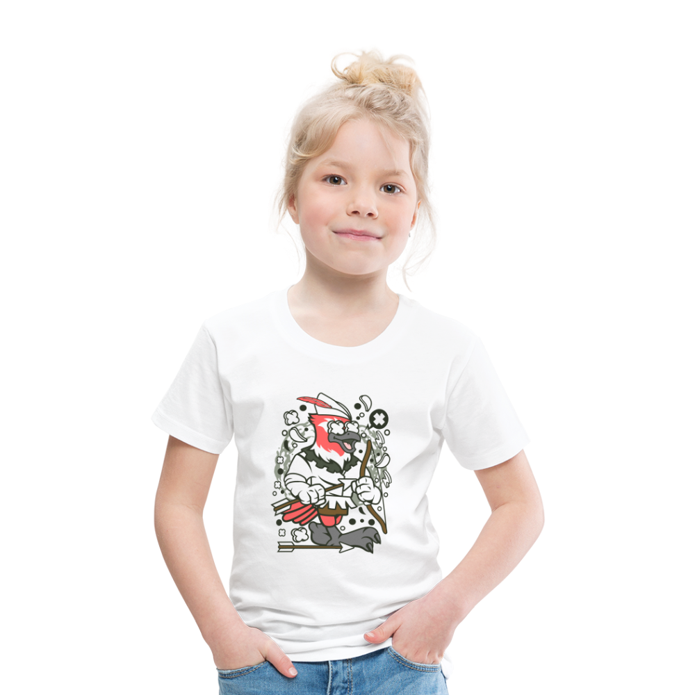 Maglietta Premium per bambini | Spreadshirt | Bird Robin - bianco