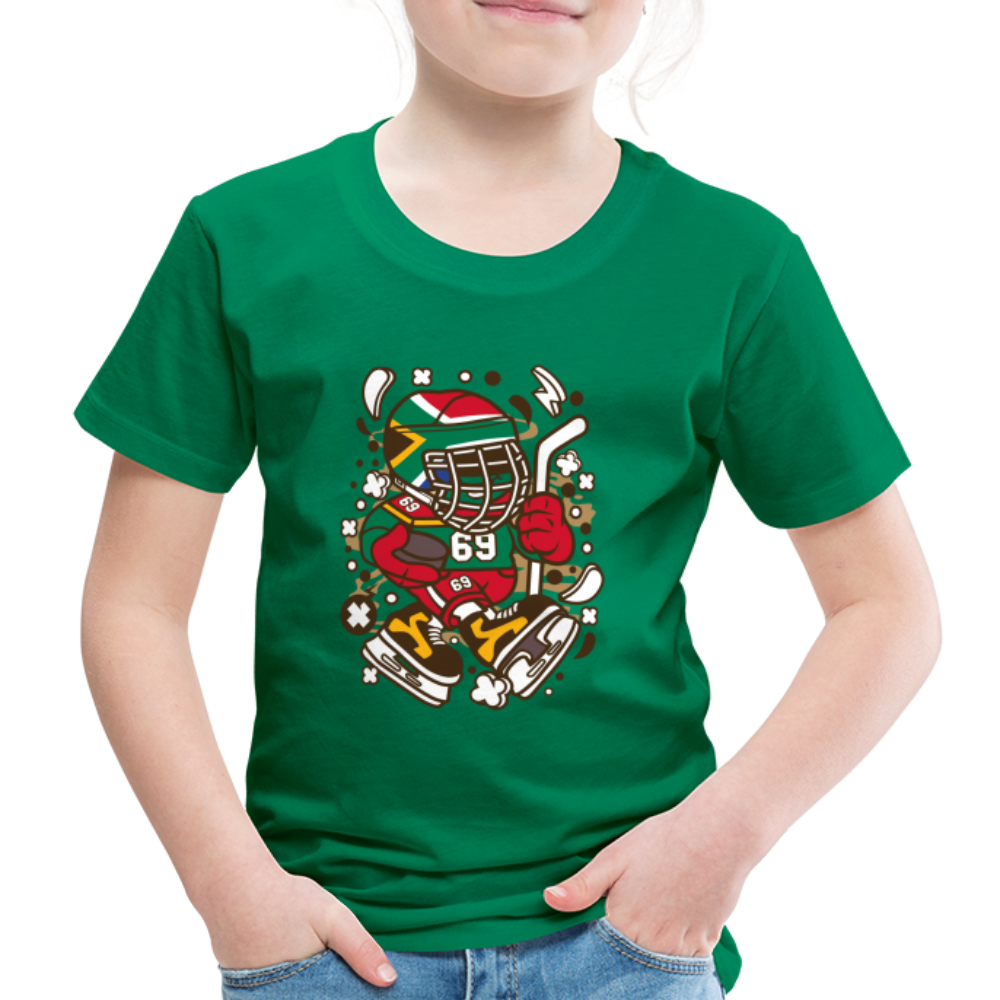 Maglietta Premium per bambini | Spreadshirt | Hockey Kid - verde kelly