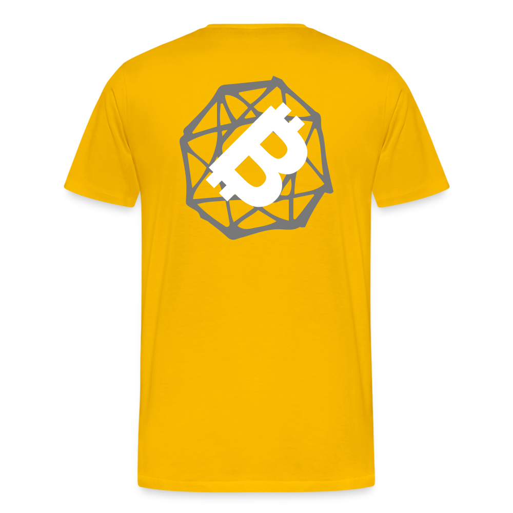 Maglietta Premium da uomo | Spreadshirt | BTC#1 - giallo sole