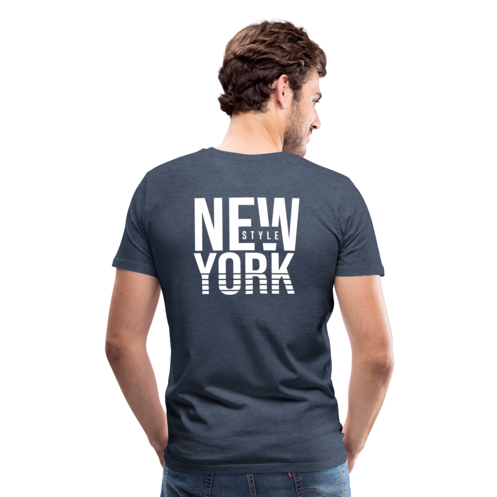 Maglietta Premium da uomo | Spreadshirt | New York Style - bluastro