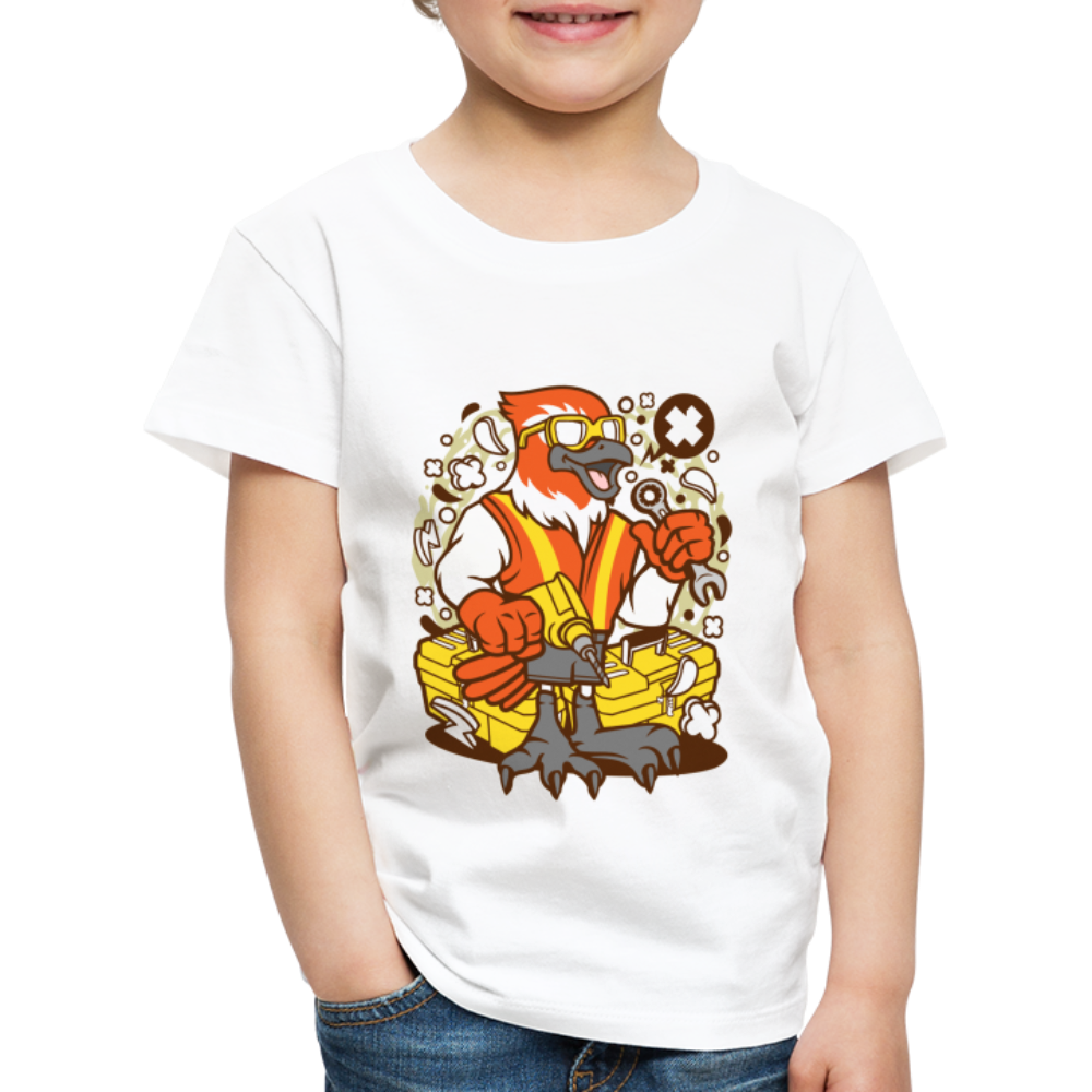 Maglietta Premium per bambini | Spreadshirt | Bird Mechanic - bianco