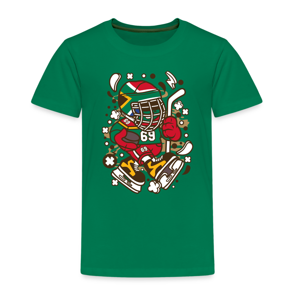 Maglietta Premium per bambini | Spreadshirt | Hockey Kid - verde kelly