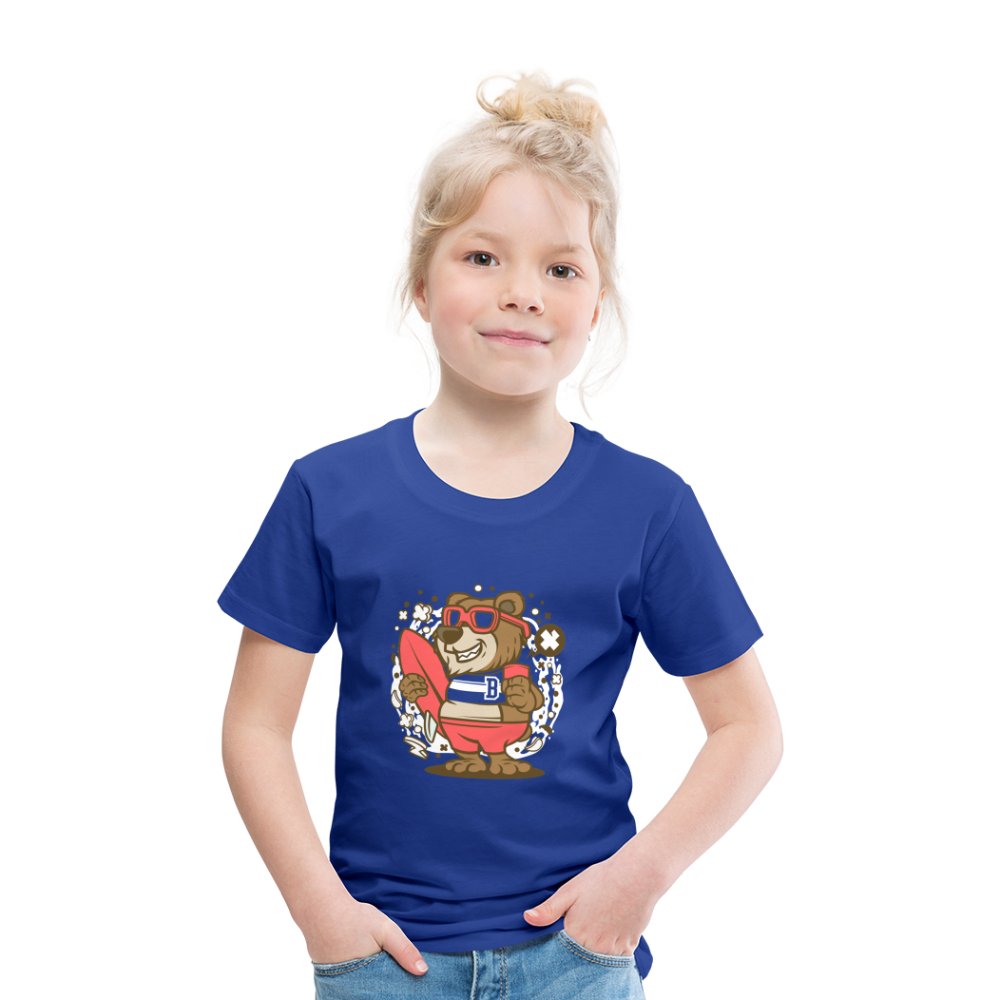 Maglietta Premium per bambini | Spreadshirt | Bear Surfing - blue royal