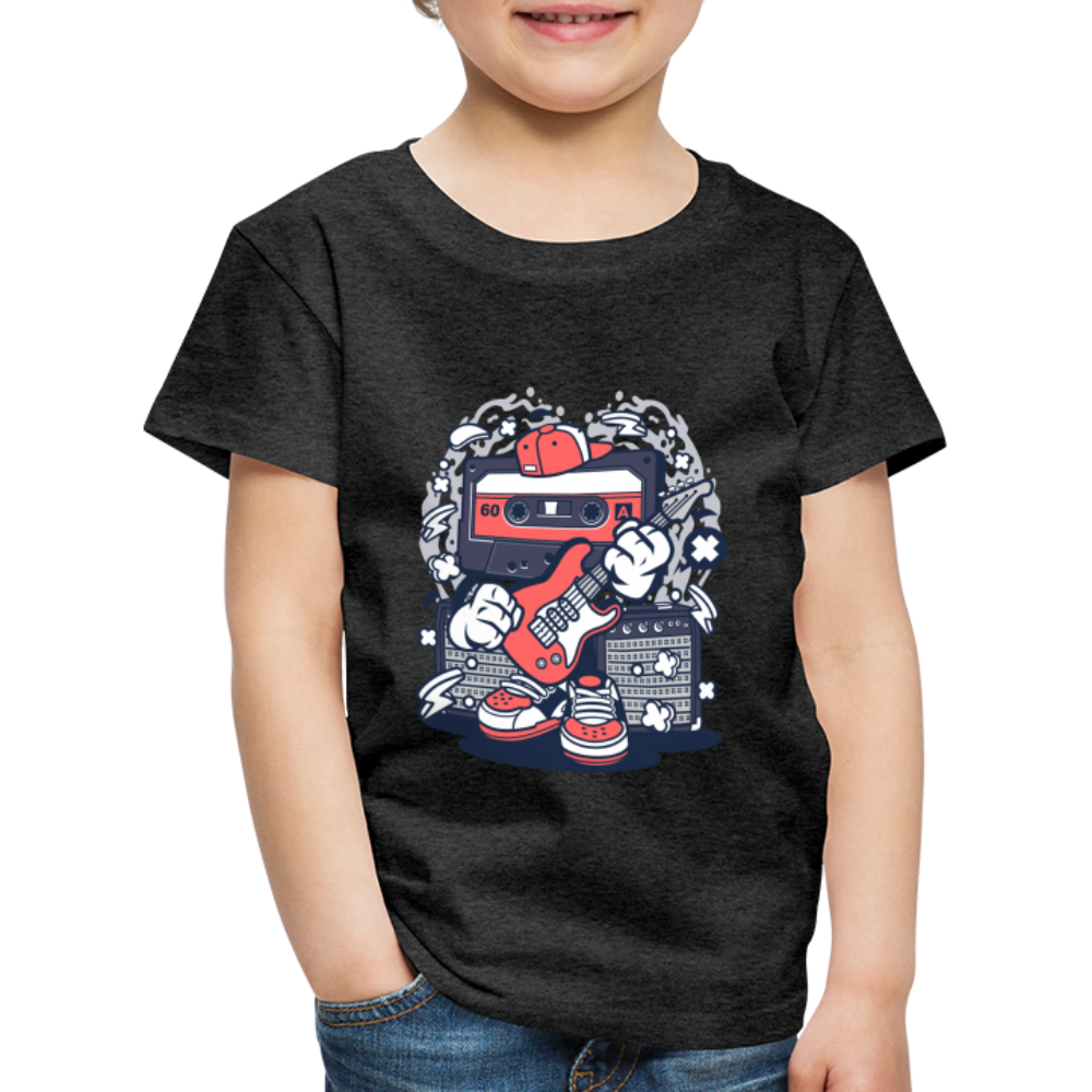 Maglietta Premium per bambini | Spreadshirt | Cassette Rockstar - antracite