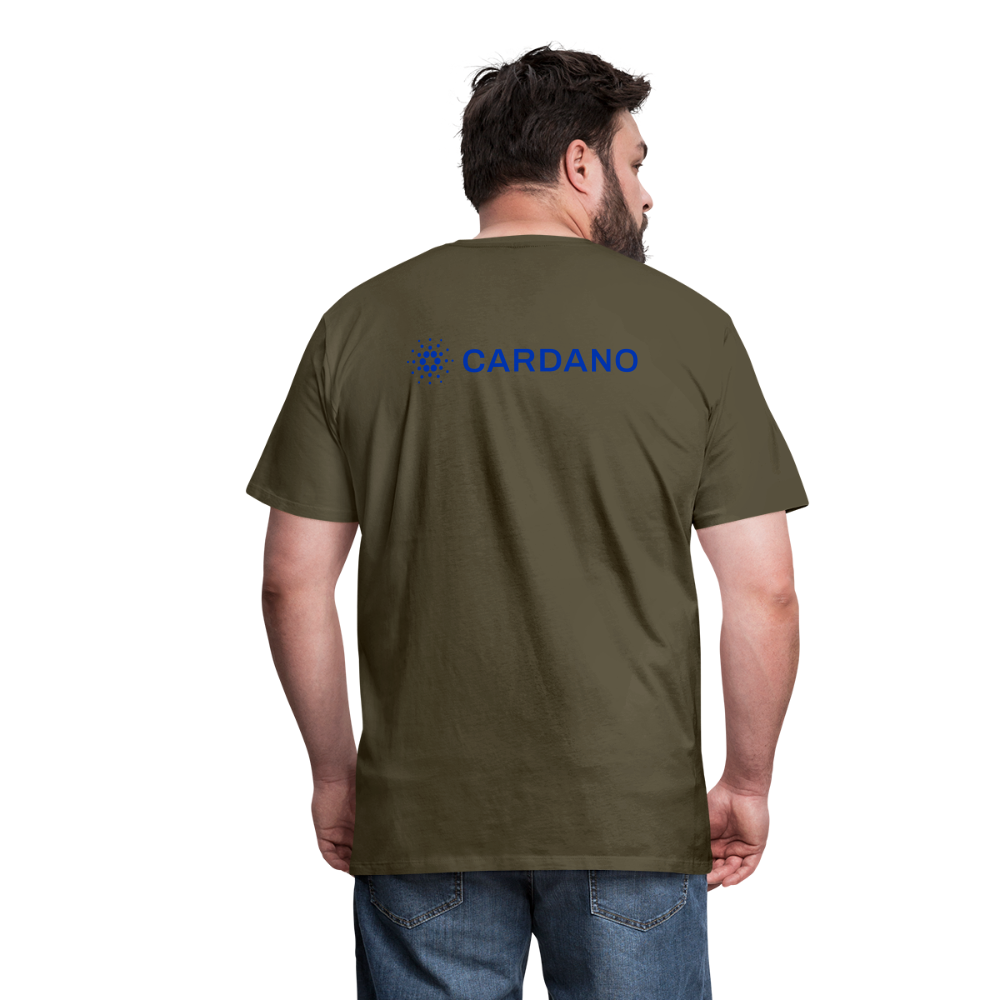 Maglietta Premium da uomo | Spreadshirt | Cardano™ #2 - kaki