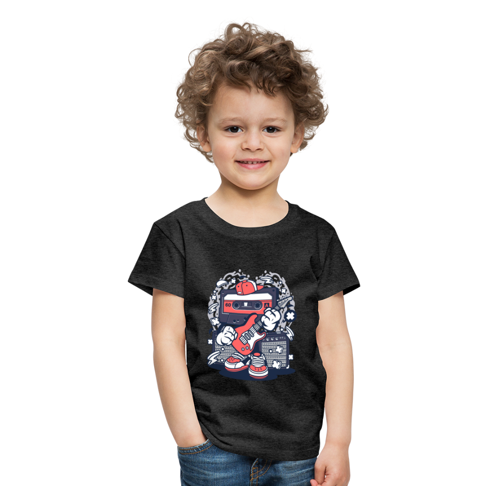 Maglietta Premium per bambini | Spreadshirt | Cassette Rockstar - antracite