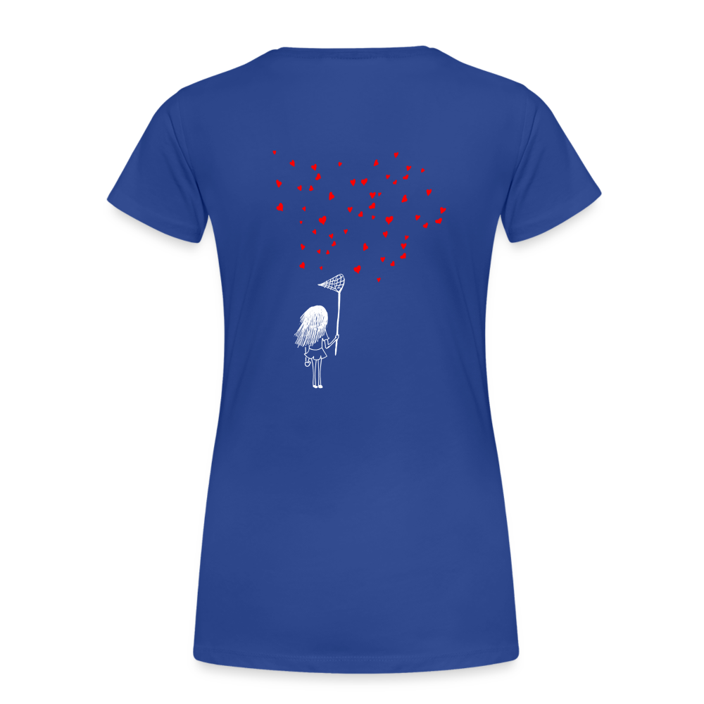 Maglietta Premium da donna | Spreadshirt | Collect Hearts - blue royal