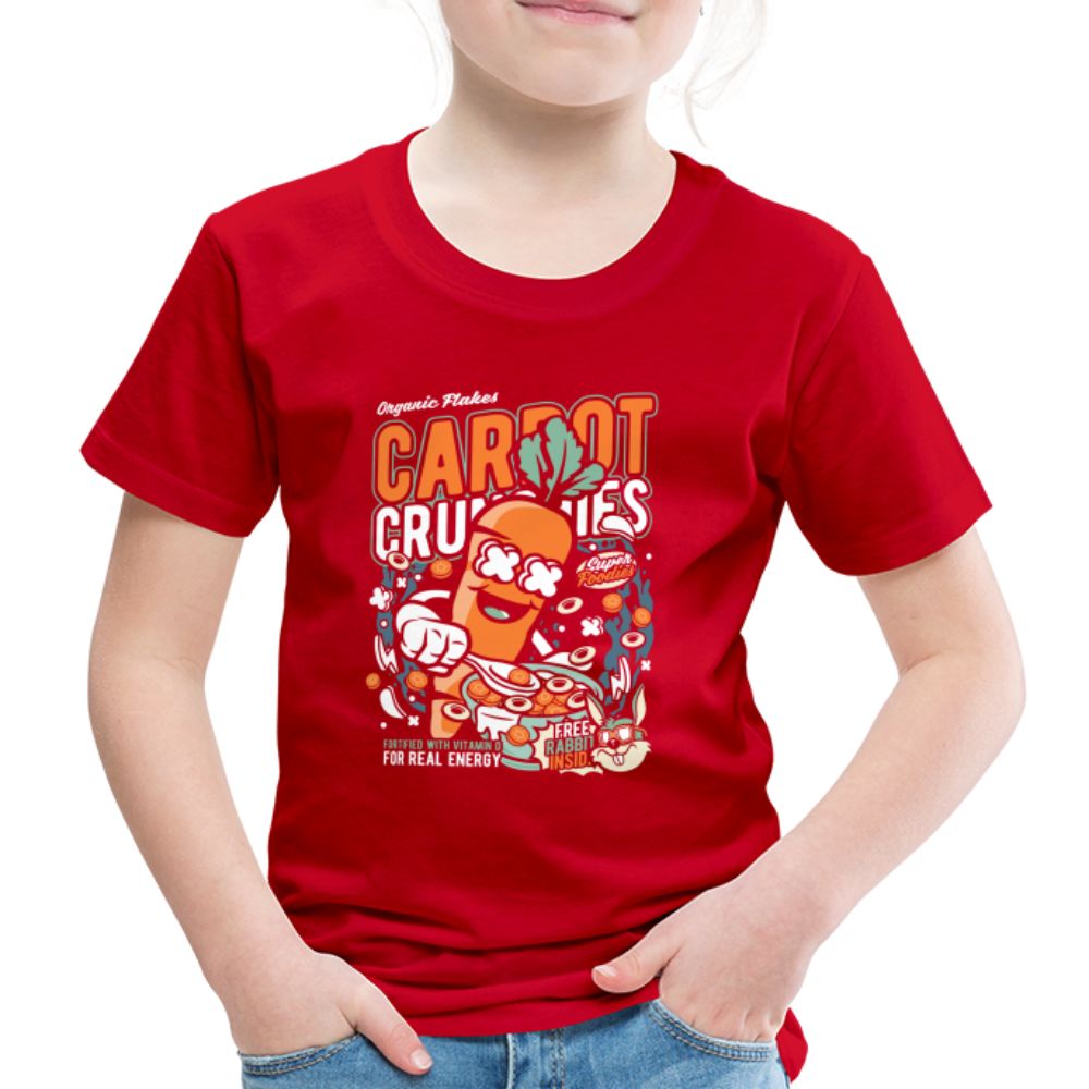 Maglietta Premium per bambini | Spreadshirt | Carrot Crunchies - rosso