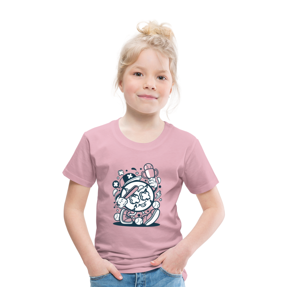 Maglietta Premium per bambini | Spreadshirt | Baseball Champion - rosa chiaro