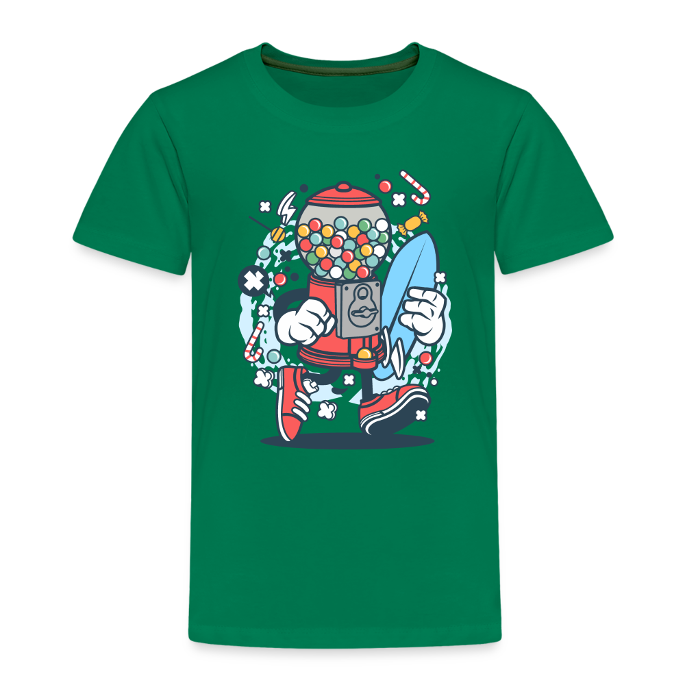 Maglietta Premium per bambini | Spreadshirt | Candy Machine Surfer - verde kelly