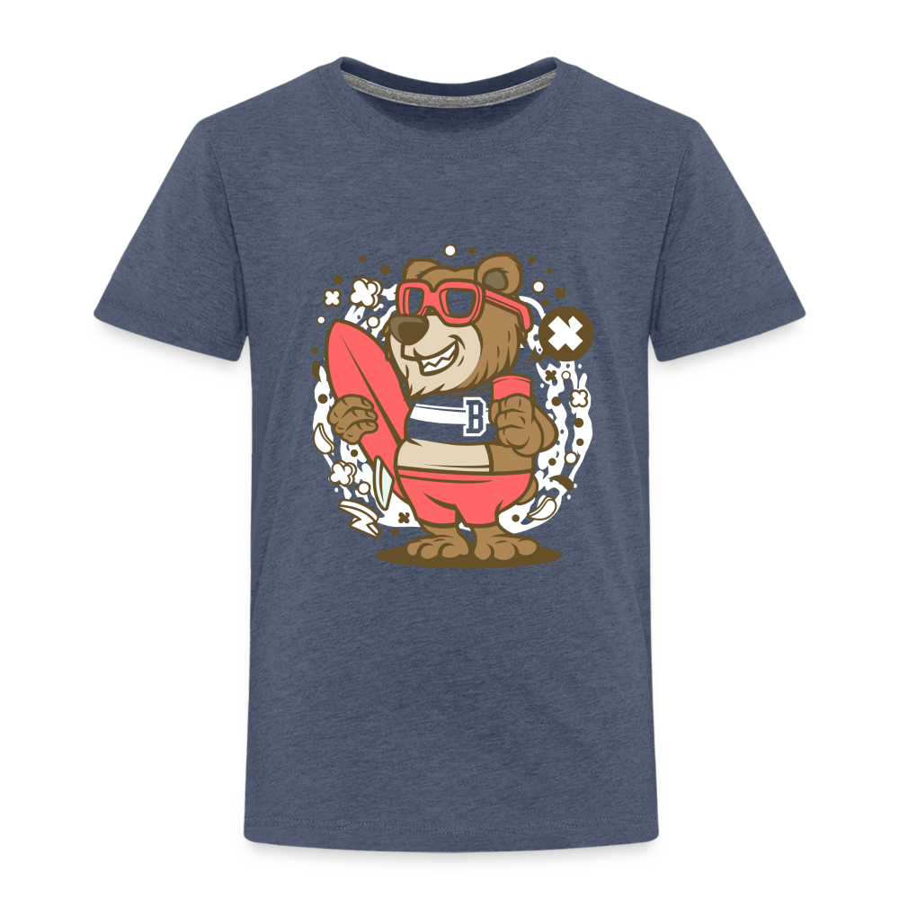 Maglietta Premium per bambini | Spreadshirt | Bear Surfing - bluastro