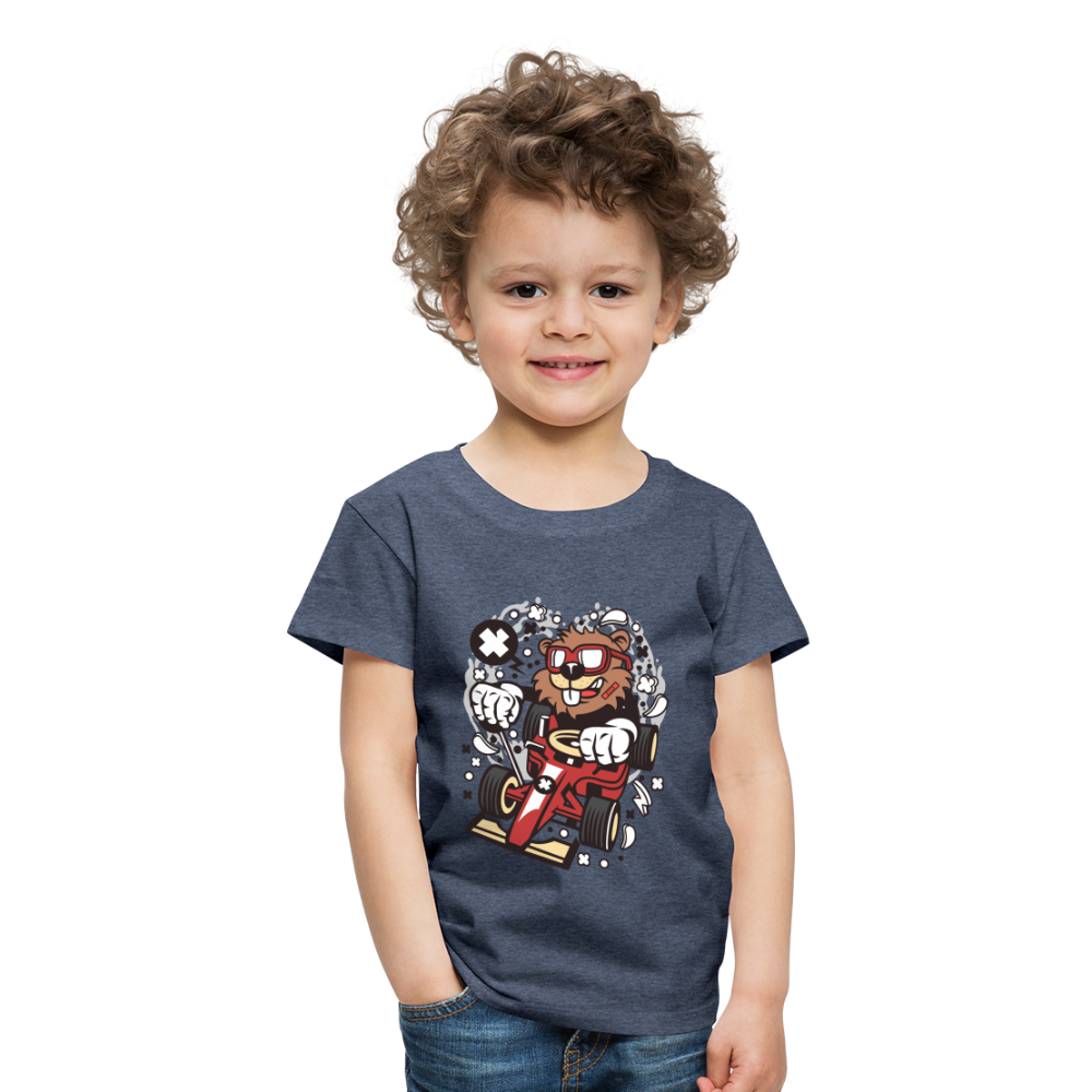 Maglietta Premium per bambini | Spreadshirt | Beaver Racer - bluastro