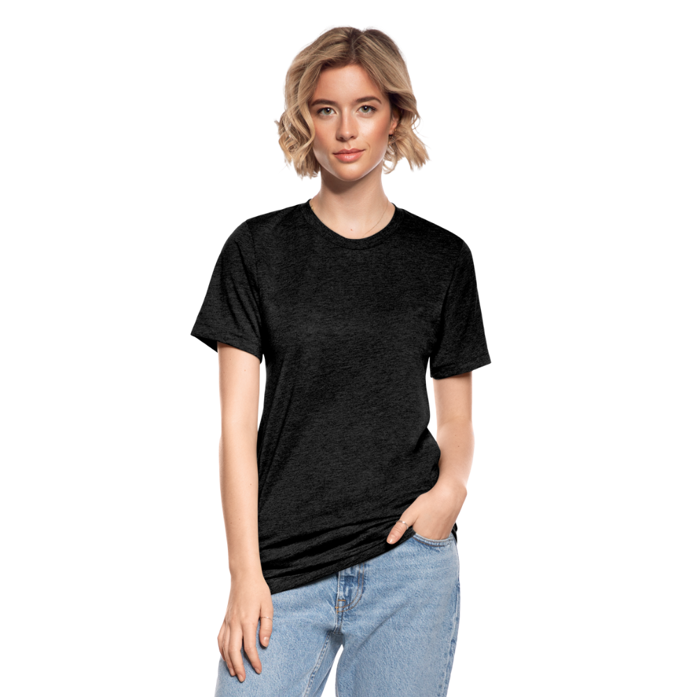 Maglietta unisex tri-blend di Bella + Canvas - nero pepato