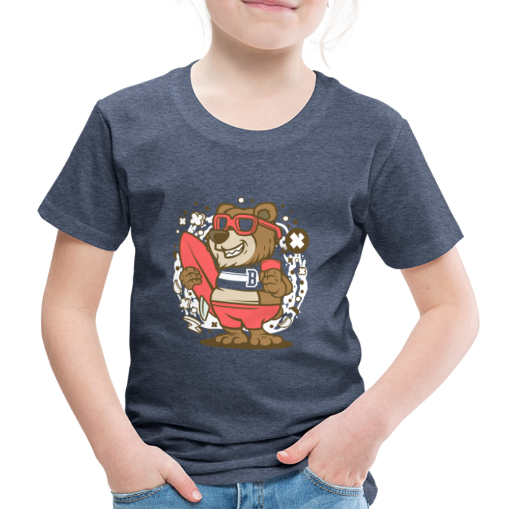 Maglietta Premium per bambini | Spreadshirt | Bear Surfing - bluastro