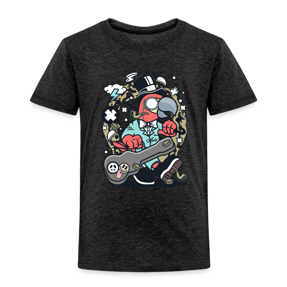 Maglietta Premium per bambini | Spreadshirt | Bird Guitarist - antracite