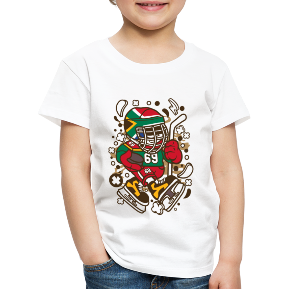 Maglietta Premium per bambini | Spreadshirt | Hockey Kid - bianco