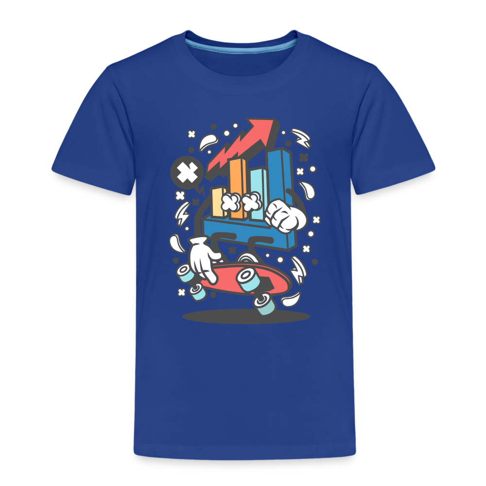 Maglietta Premium per bambini | Spreadshirt | Chart Skater - blue royal