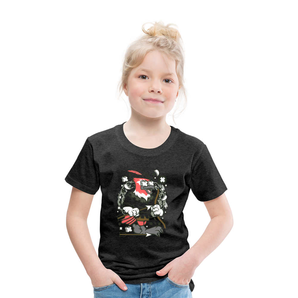 Maglietta Premium per bambini | Spreadshirt | Bird Robin - antracite