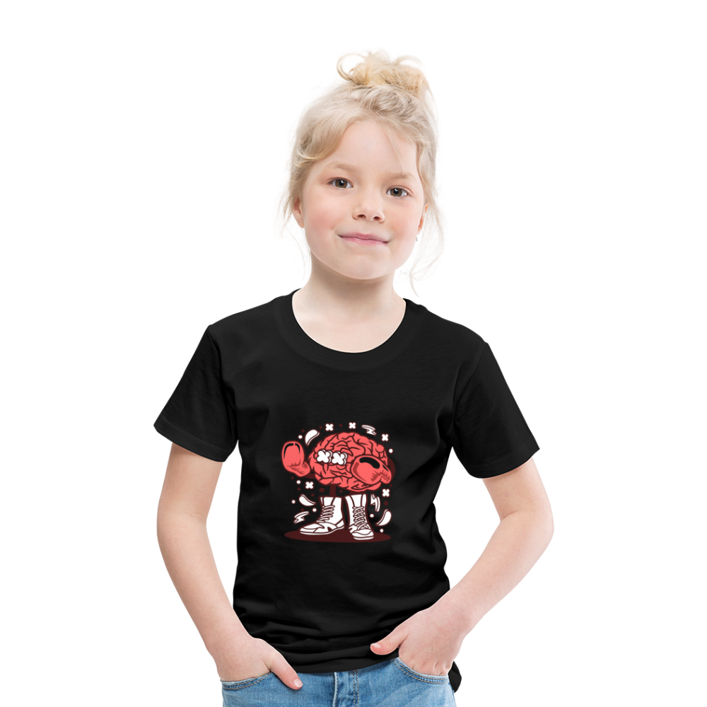 Maglietta Premium per bambini | Spreadshirt | Brain Boxer - nero