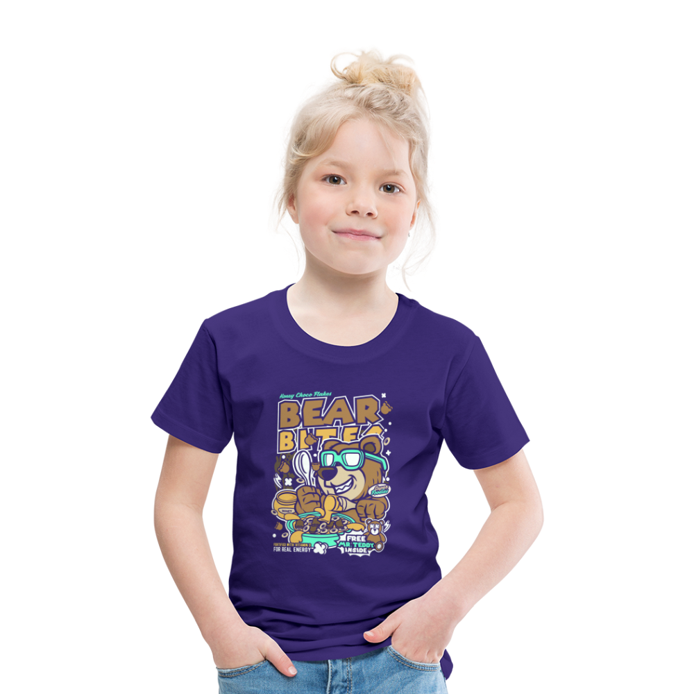 Maglietta Premium per bambini | Spreadshirt | Bear Bites - viola