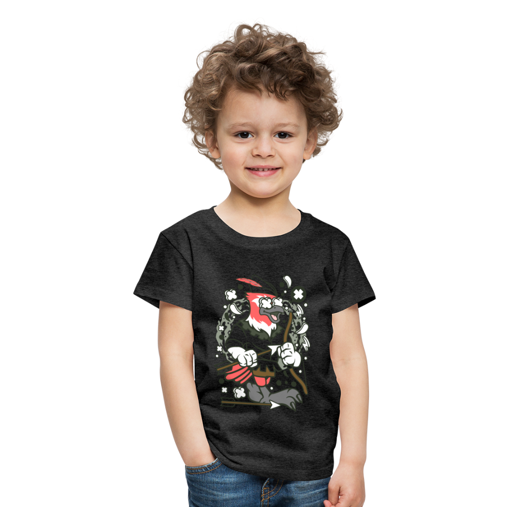 Maglietta Premium per bambini | Spreadshirt | Bird Robin - antracite