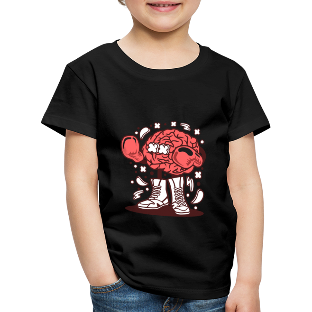 Maglietta Premium per bambini | Spreadshirt | Brain Boxer - nero