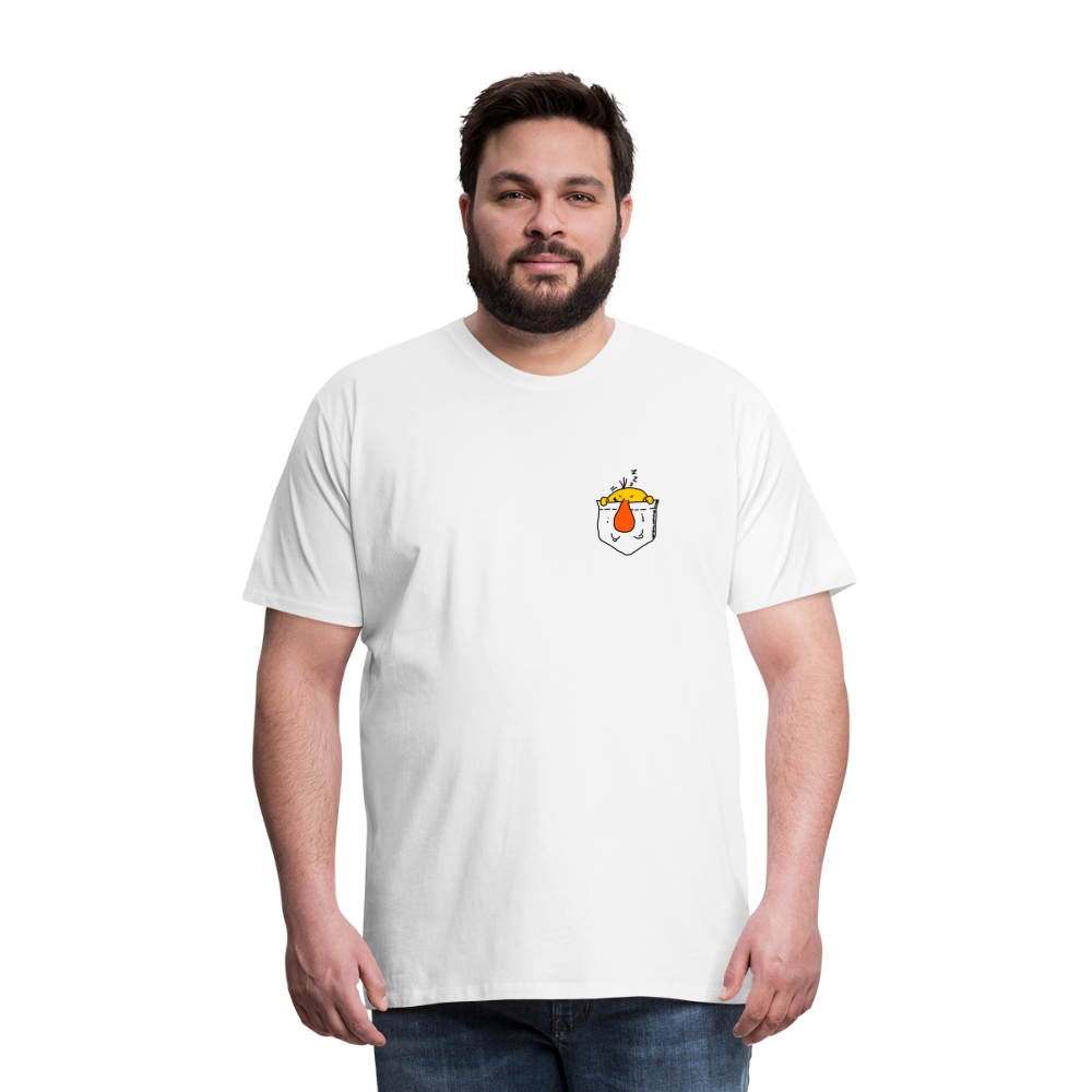 Maglietta Premium da uomo | Spreadshirt | Pocket Bug - bianco