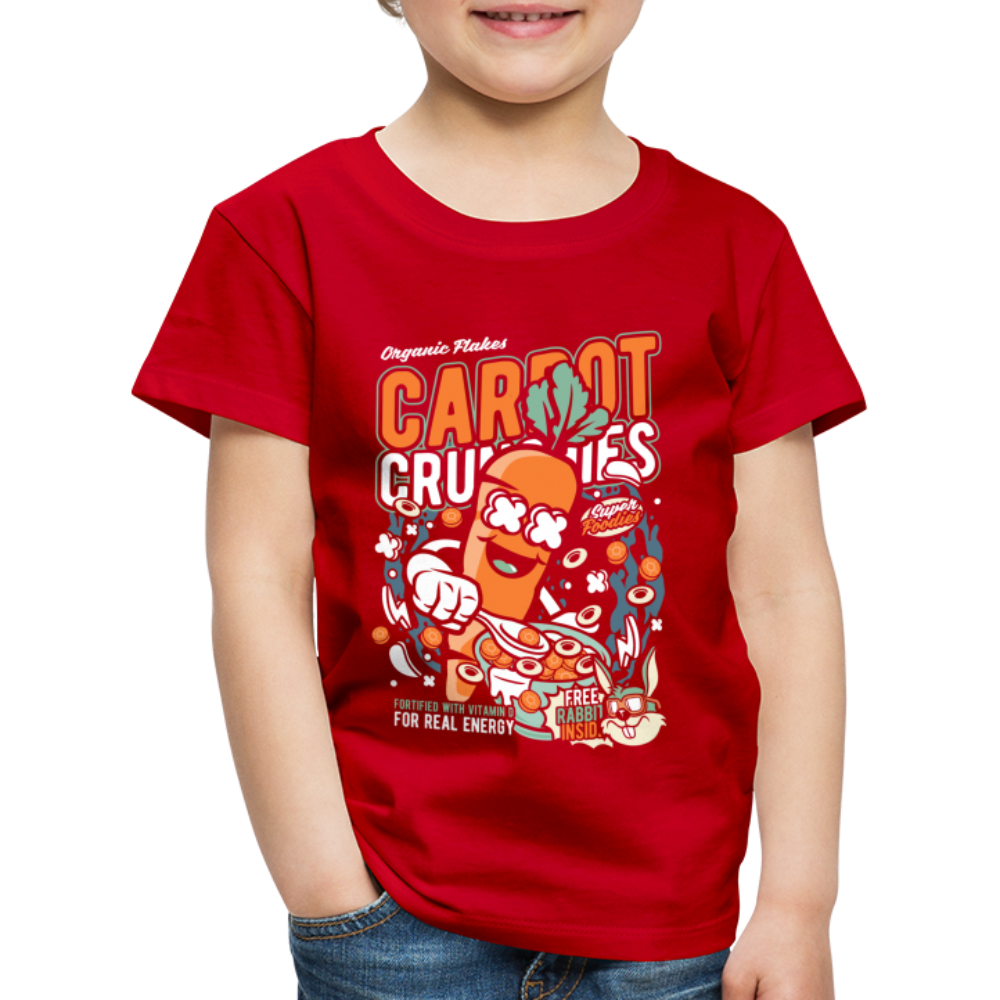 Maglietta Premium per bambini | Spreadshirt | Carrot Crunchies - rosso