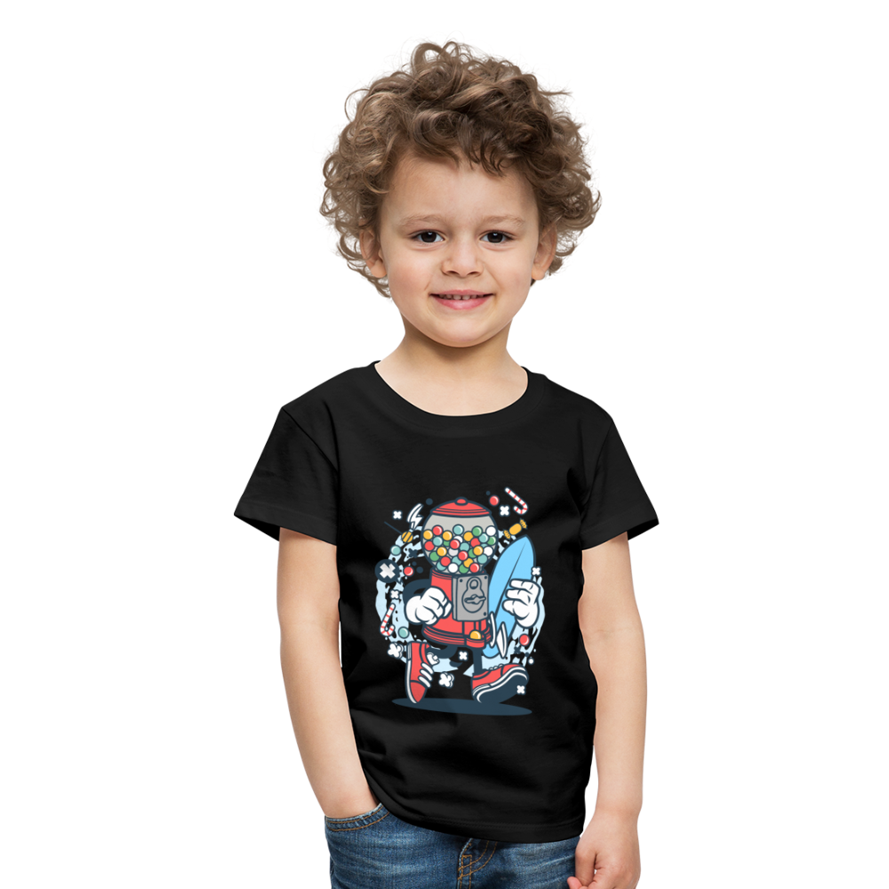 Maglietta Premium per bambini | Spreadshirt | Candy Machine Surfer - nero