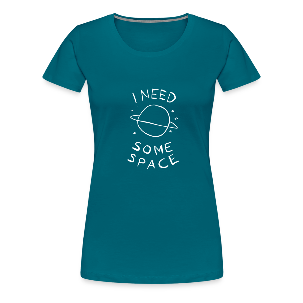 Maglietta Premium da donna | Spreadshirt | I Need Some Space - blu diva