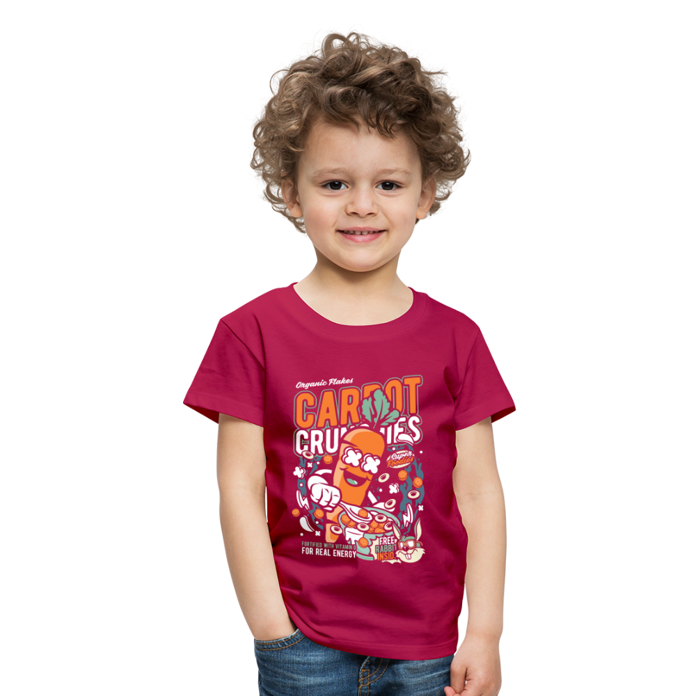 Maglietta Premium per bambini | Spreadshirt | Carrot Crunchies - Borgogna