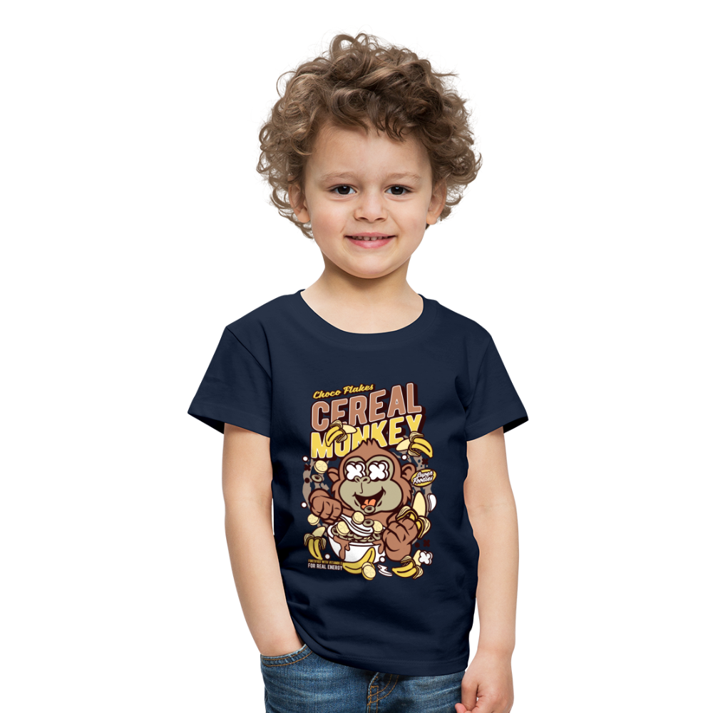 Maglietta Premium per bambini | Spreadshirt | Cereal Monkey - navy