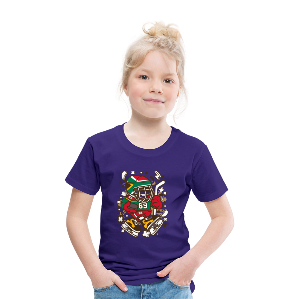 Maglietta Premium per bambini | Spreadshirt | Hockey Kid - viola