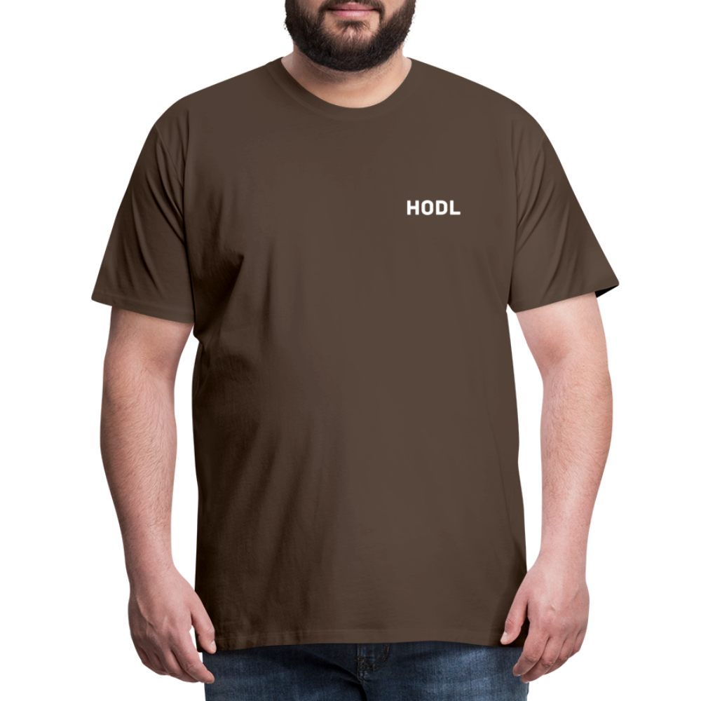 Maglietta Premium da uomo | Spreadshirt | BTC#1 - marrone nobile