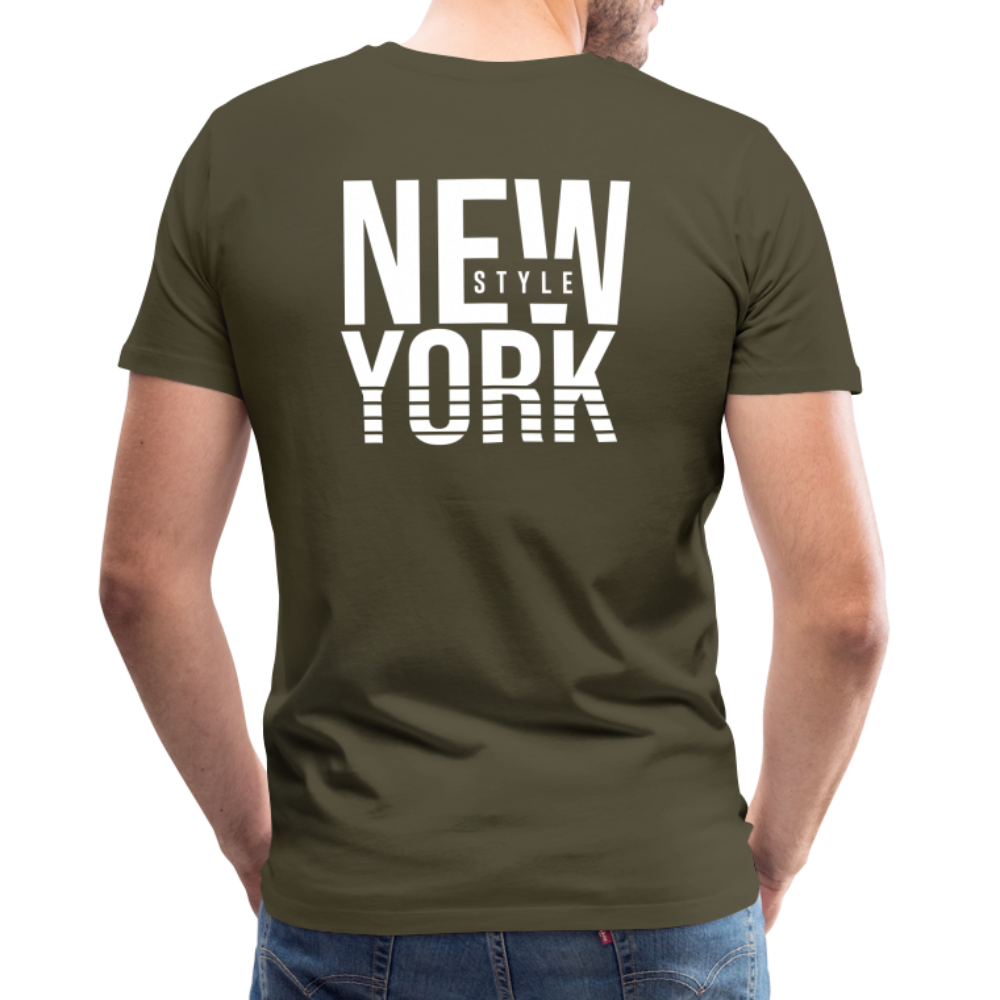 Maglietta Premium da uomo | Spreadshirt | New York Style - kaki