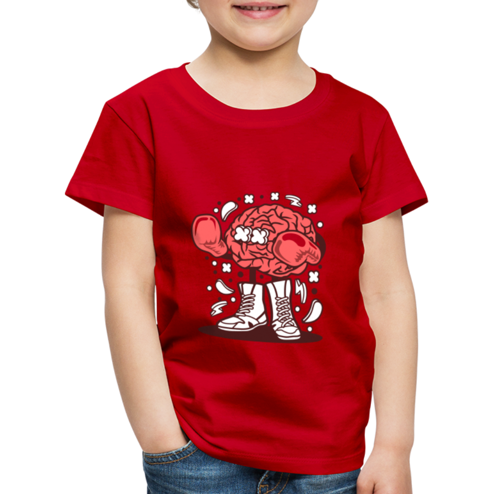 Maglietta Premium per bambini | Spreadshirt | Brain Boxer - rosso