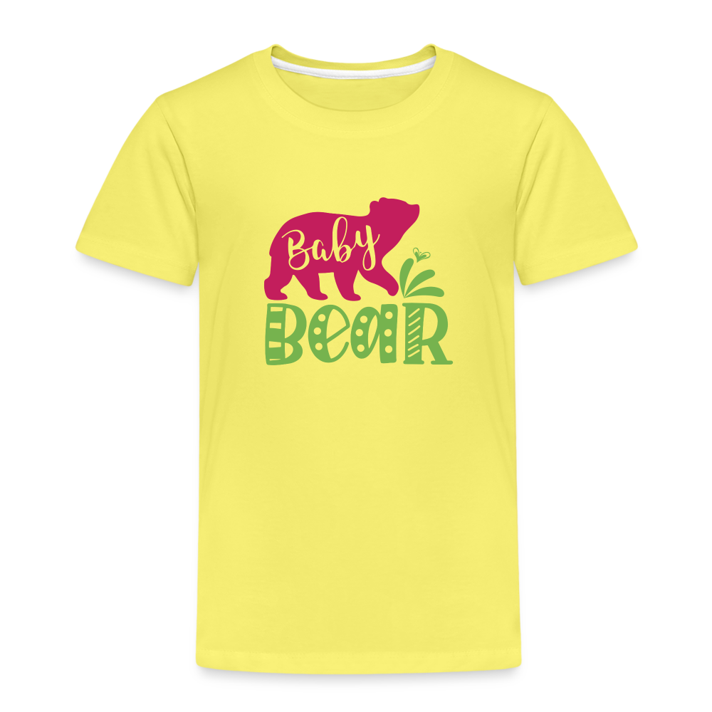 Maglietta Premium per bambini | Spreadshirt | Baby Bear - giallo