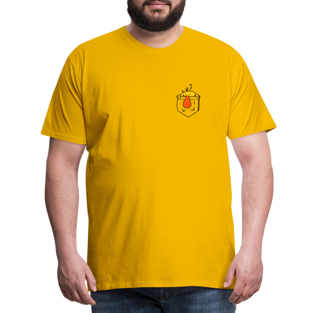 Maglietta Premium da uomo | Spreadshirt | Pocket Bug - giallo sole