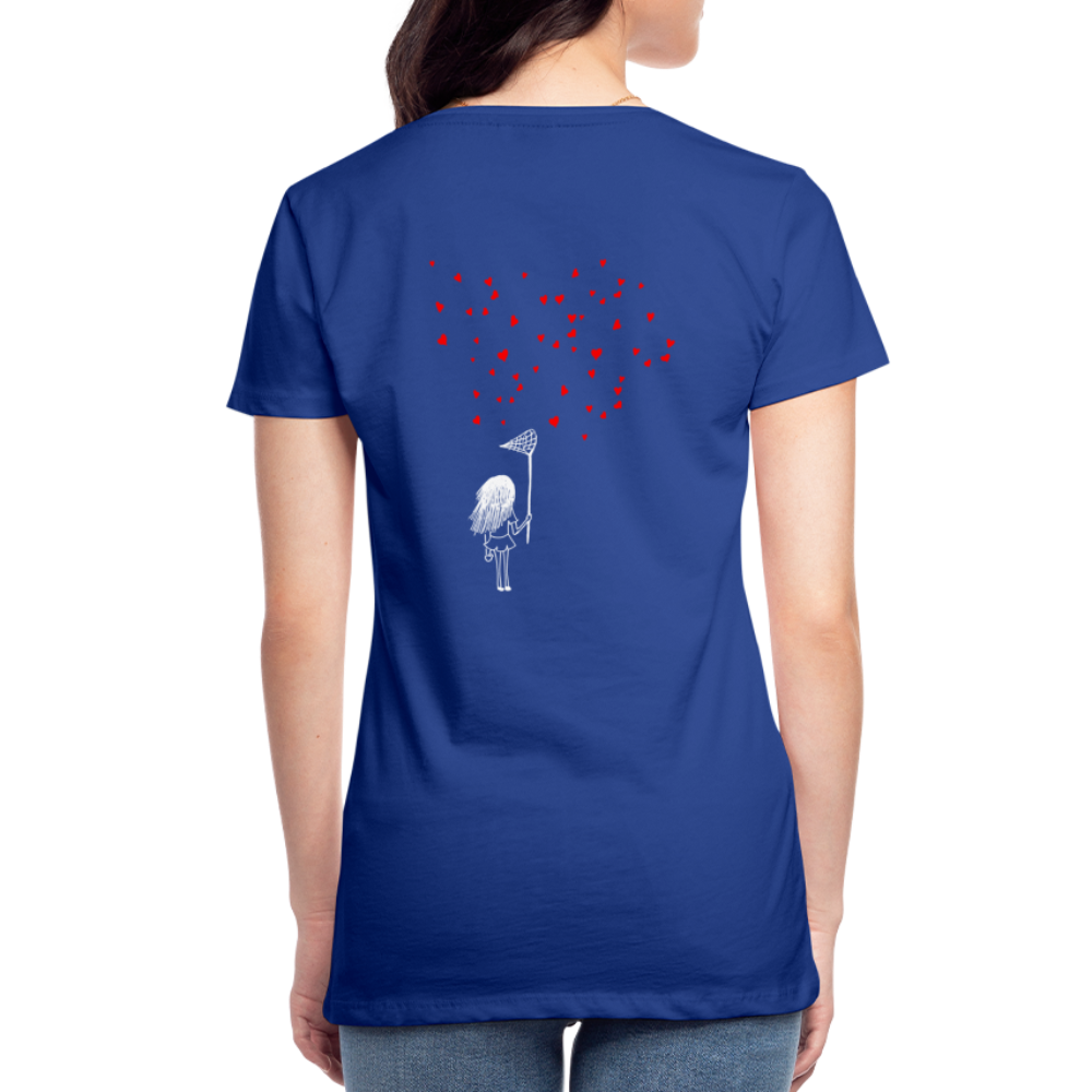 Maglietta Premium da donna | Spreadshirt | Collect Hearts - blue royal