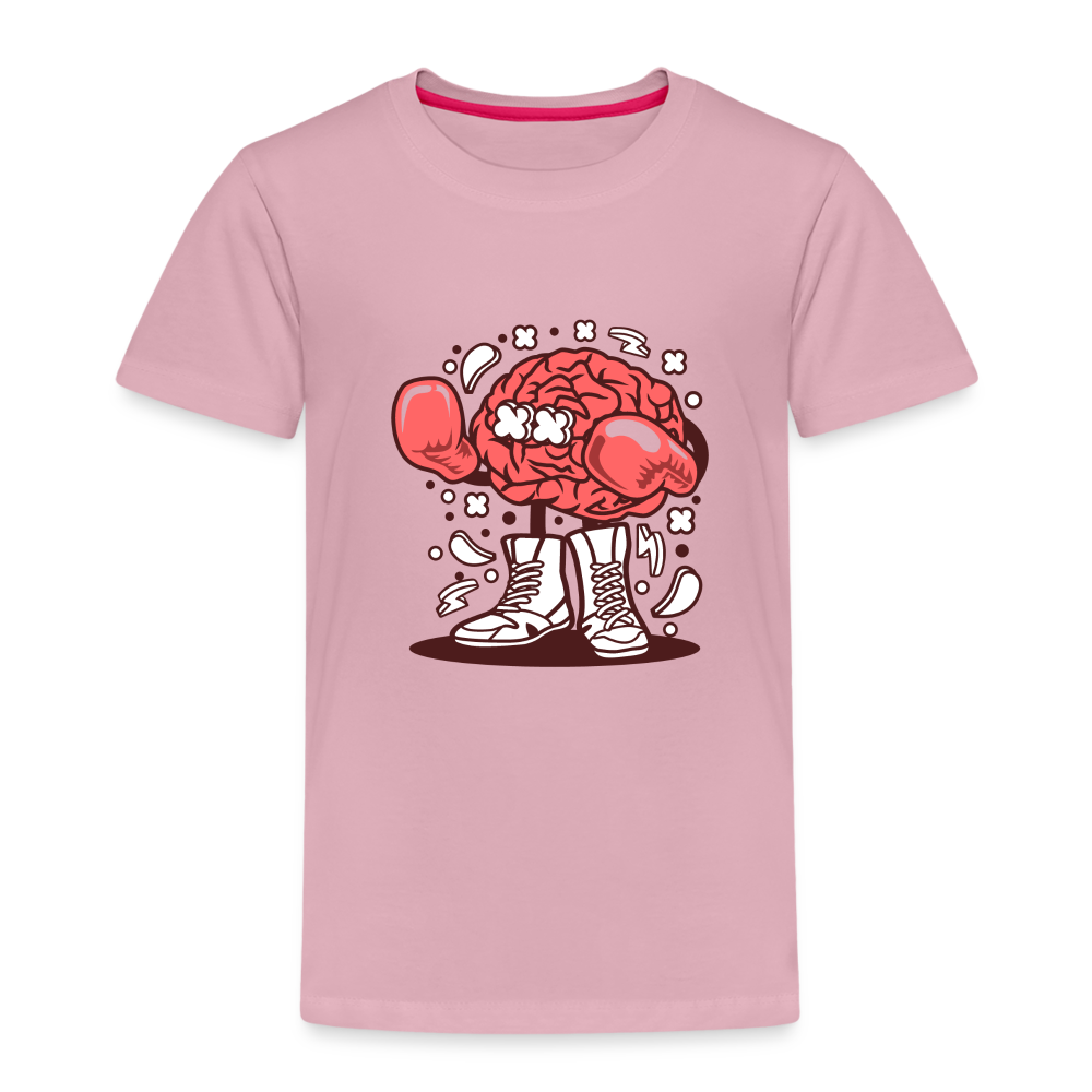 Maglietta Premium per bambini | Spreadshirt | Brain Boxer - rosa chiaro