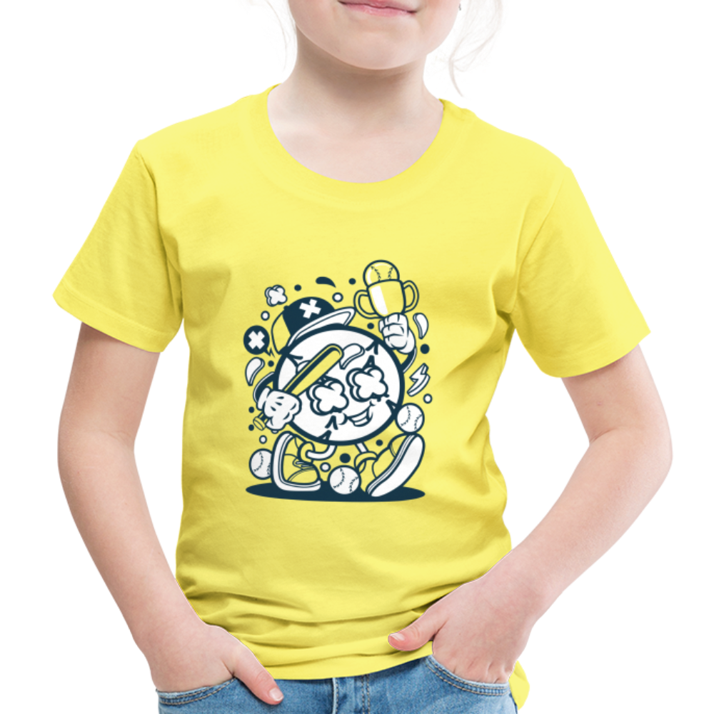 Maglietta Premium per bambini | Spreadshirt | Baseball Champion - giallo