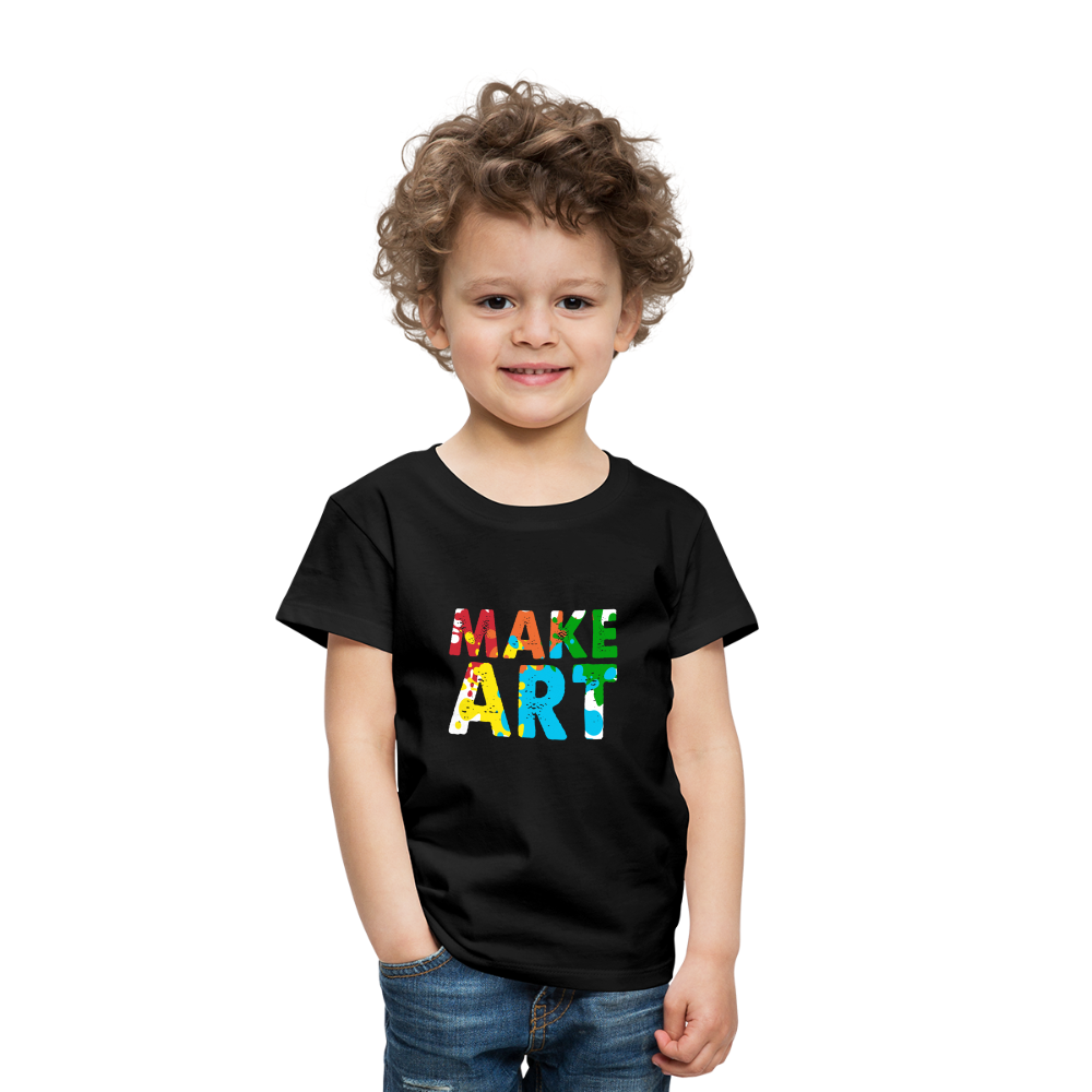 Maglietta Premium per bambini | Spreadshirt | Make Art - nero