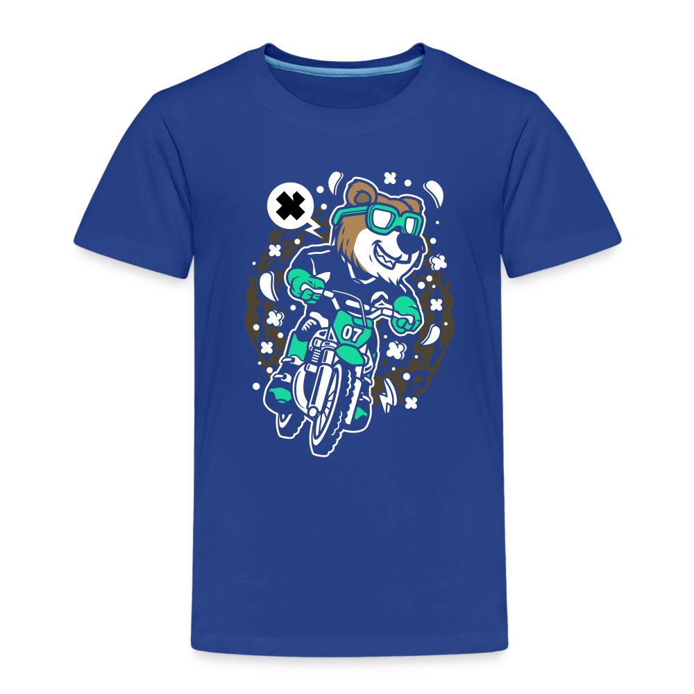 Maglietta Premium per bambini | Spreadshirt | Bear Motocross - blue royal