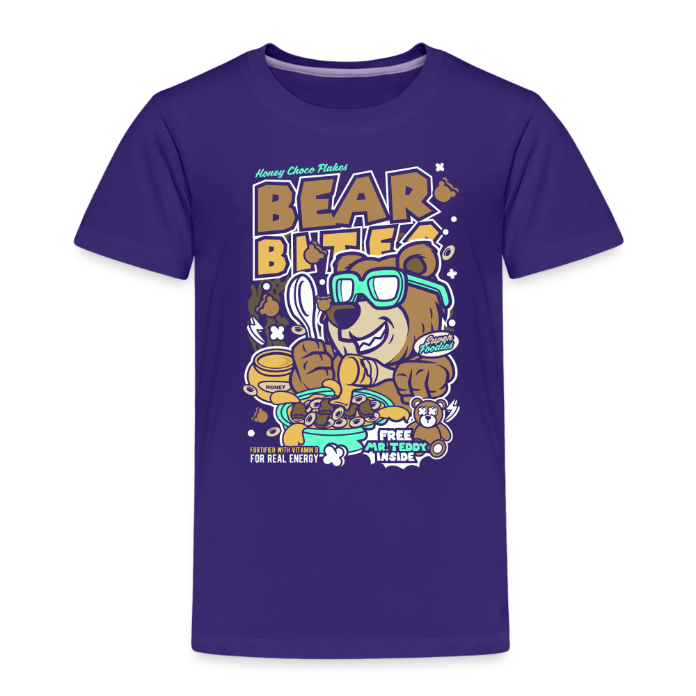 Maglietta Premium per bambini | Spreadshirt | Bear Bites - viola