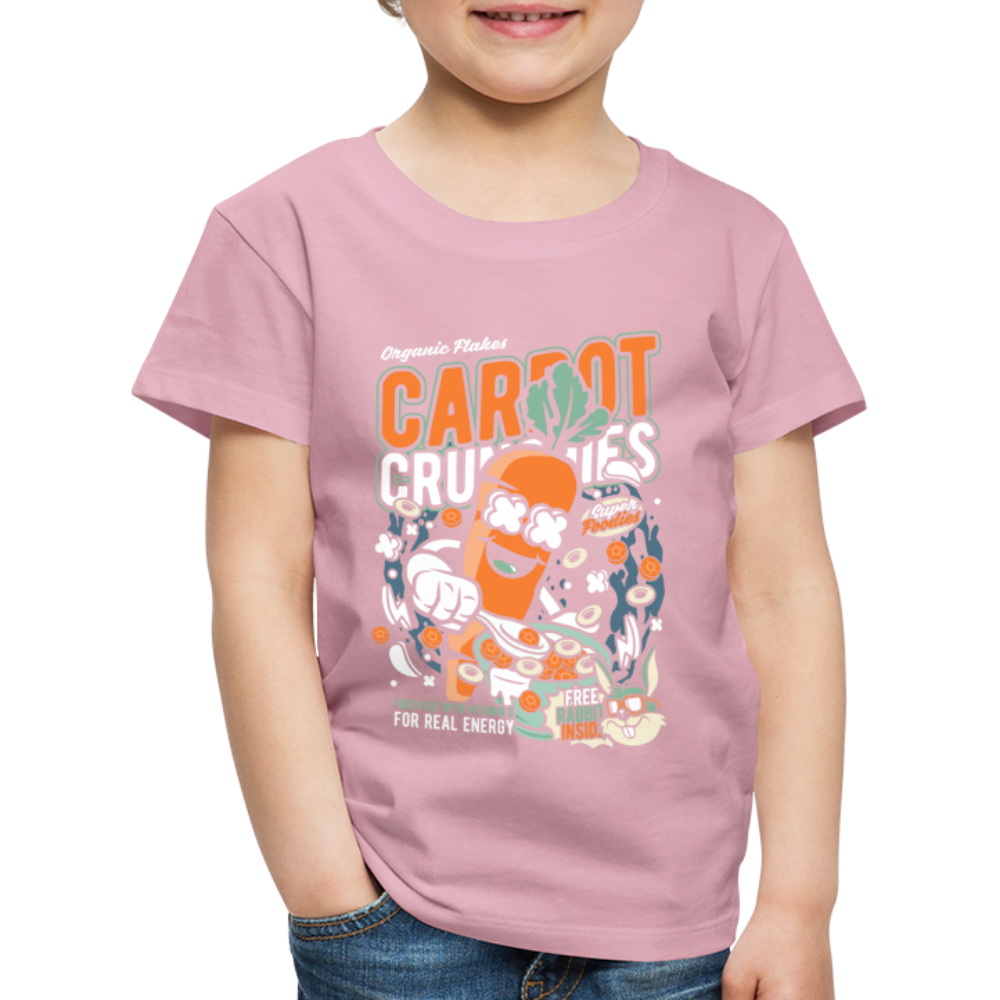 Maglietta Premium per bambini | Spreadshirt | Carrot Crunchies - rosa chiaro