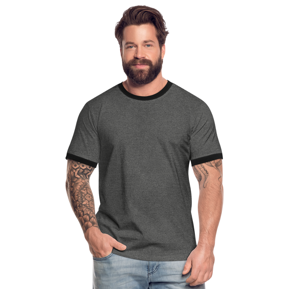 Maglietta Contrast da uomo | Spreadshirt - antracite/nero