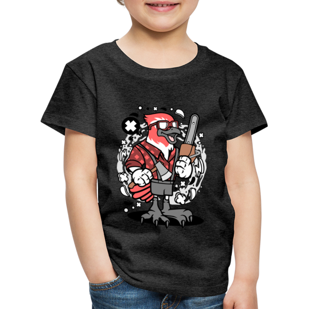 Maglietta Premium per bambini | Spreadshirt | Bird Lumberjack - antracite