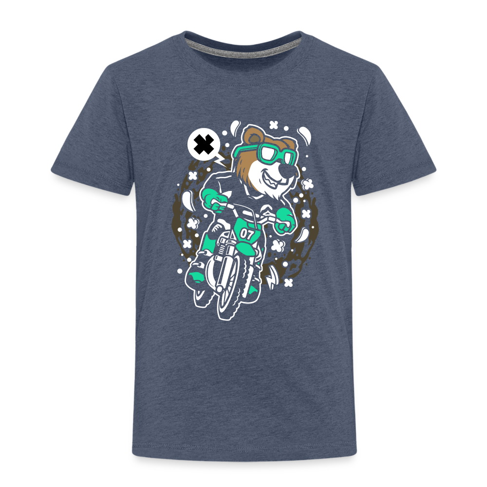 Maglietta Premium per bambini | Spreadshirt | Bear Motocross - bluastro